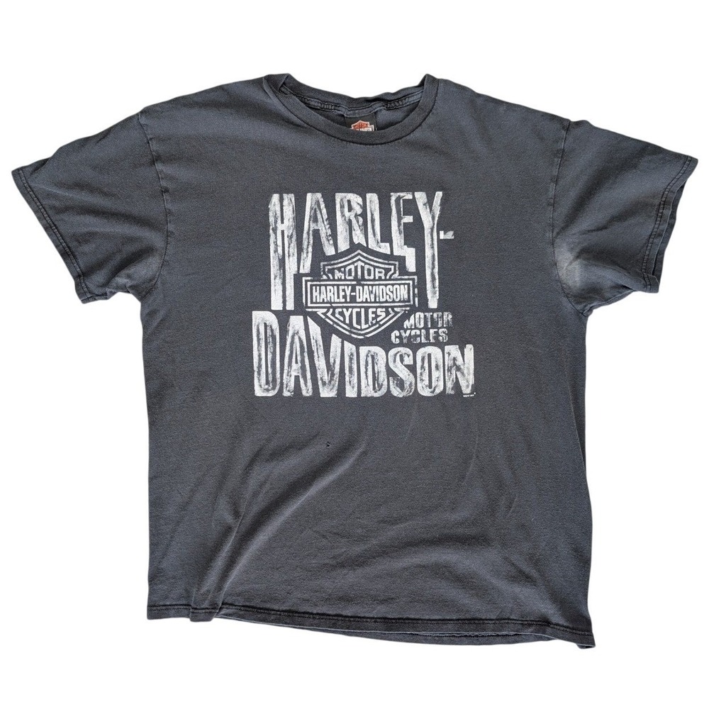 Harley Davidson Extra Large Toledoโ Ohio Grey Short Sleeve Graphic Tee Shirt